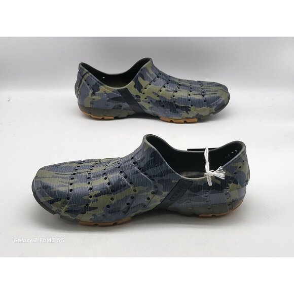 Sperry Water Strider Clog Mens Olive Green Camo Sandal Slip On Comfort Size 7 - Picture 3 of 10